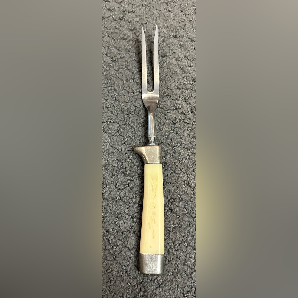 Regent Sheffield England Desert Flower Stainless Serving Fork 10.75”